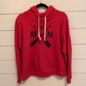 Red Minnesota hoodie